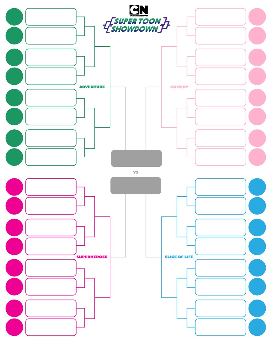 Who you got to win BEST SHOW OF ALL TIME in our Super Toon Showdown??? ⬛️⬜️ VOTE daily in our IG Story starting March 14! 

#CartoonNetwork #CNShowdown #Basketballbracket #bracket #eliteeight #FinalFour #SelectionSunday #Sweet16 #thebigdance #90scartoons #2000scartoons #cartoons