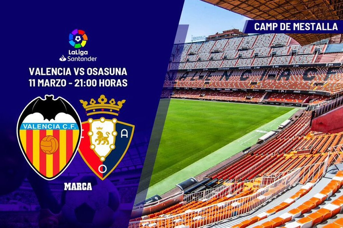Galey2111's tweet photo. "Hoy la victoria es obligatoria, Mestalla nos exige ganar" #ValenciaOsasuna #valenciacf https://t.co/n8edzL9fvo