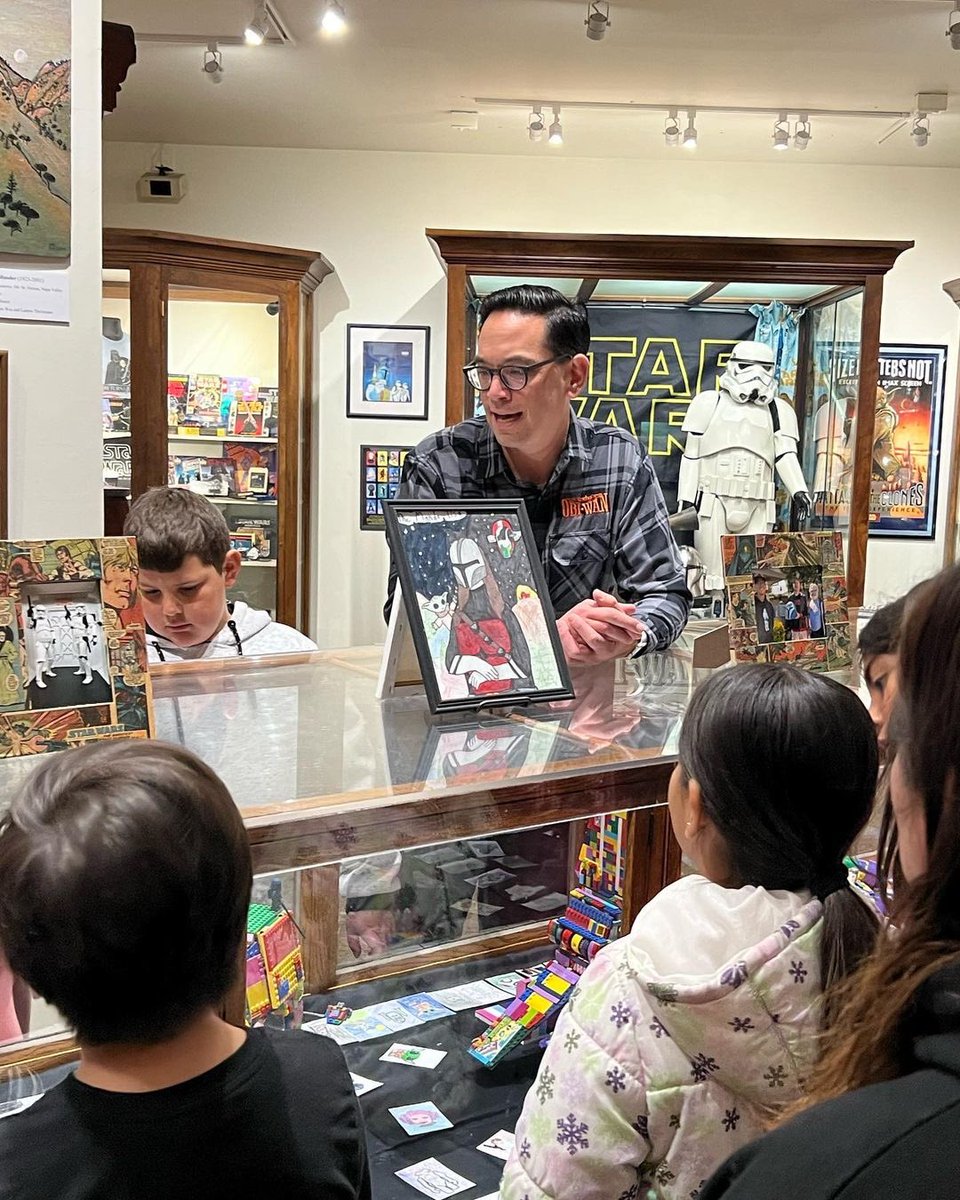 RanchoObiWan's tweet photo. Our exhibit “The Force of Fandom” can be enjoyed at The Sharpsteen Museum now thru May 5th!  https://t.co/rYhANhtrxF #theforceoffandom #thisiscalistoga #sharpsteenmuseum #StarWars #RanchoObiWan https://t.co/a1j8F5ii29