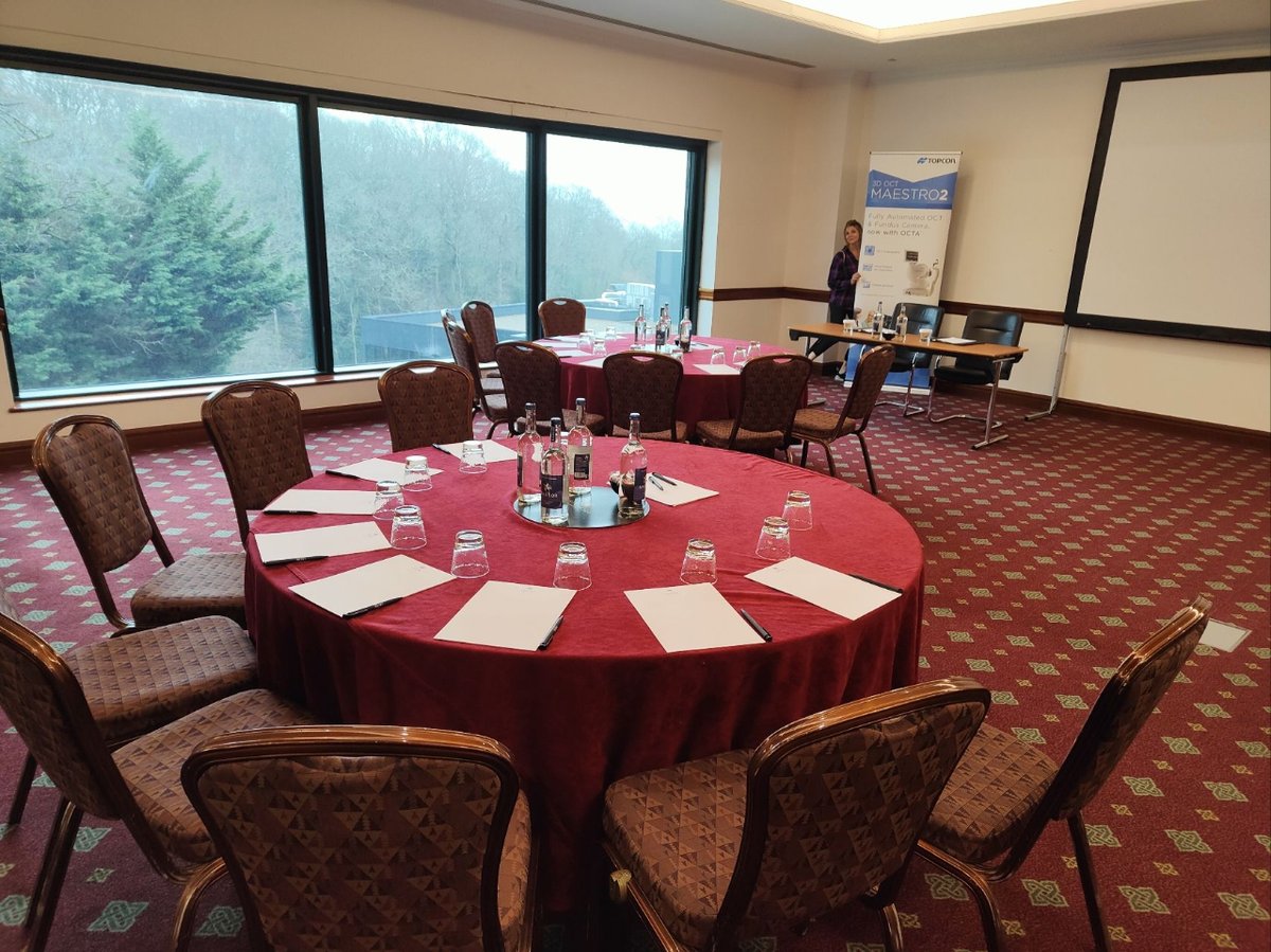 Set up for the National OCT Conference 2023 is well under way and we are very excited about welcoming all our lovely delegates tomorrow at the Celtic Manor in Newport for 1.5 days of #clinicaleducation on #OCT and #myopiamangement 
#octconference #optometrists #cpdpoints