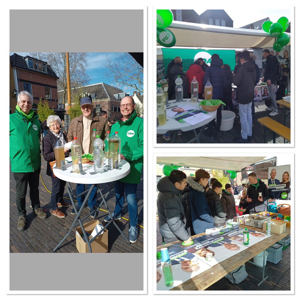 Prima campagnedag vandaag!
Mooie gesprekken in onze topkraam met het onderwerp #Water!
Dit was een mooie dag in #Woerden. Nu op naar woensdag.
#PS2023 #woerden #CDA #cdaprovincieutrecht