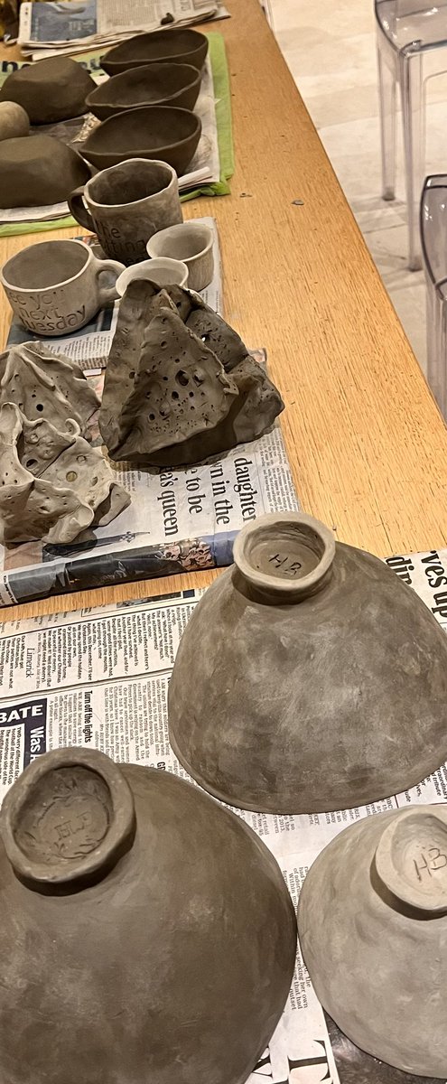Rainy day… so a little pottery session was in order. #pottery #greatpotterythrowdown #relax #rainyday #notjustagardener
