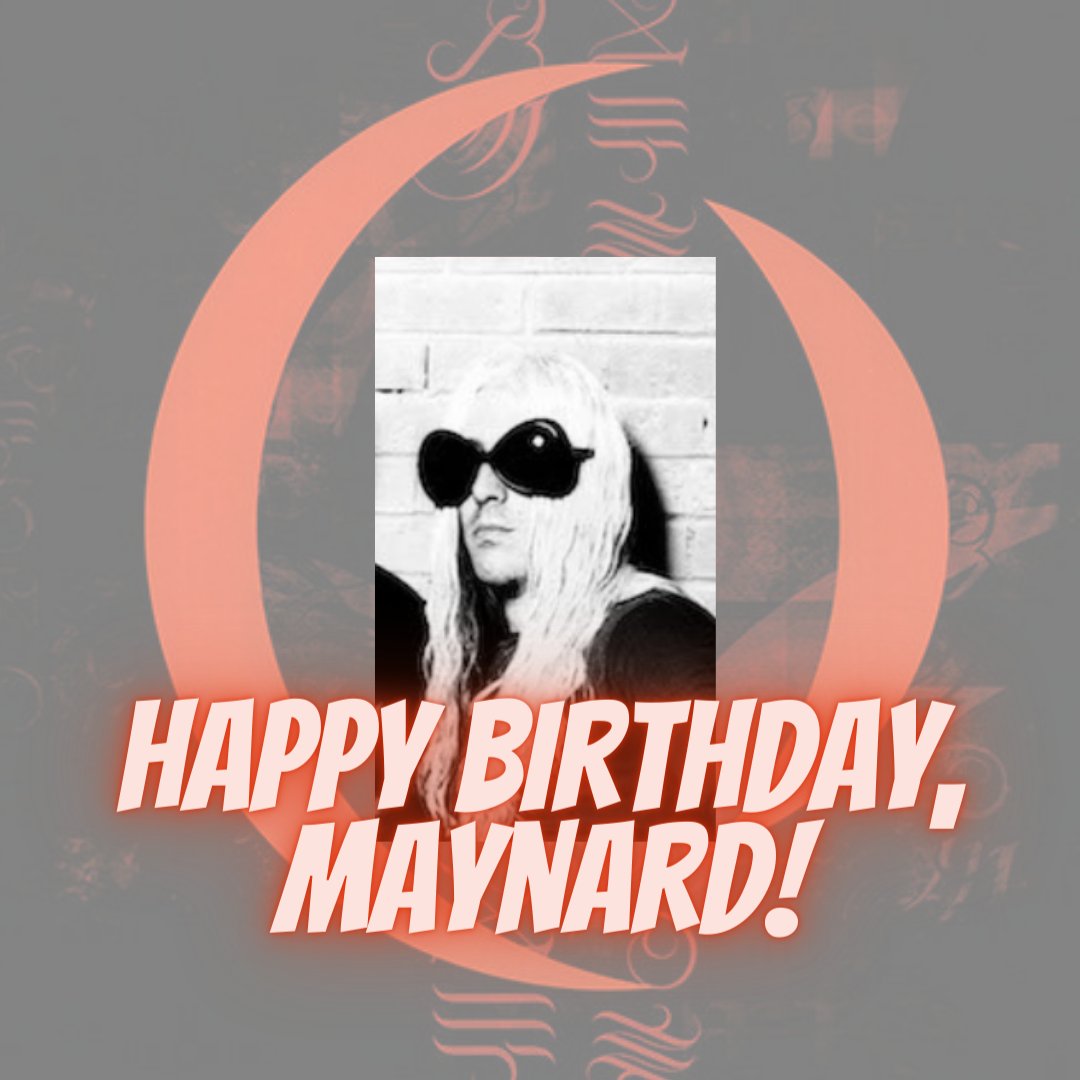 aperfectcircle's tweet photo. Happy Birthday, Maynard! https://t.co/uzCSLWAmJP