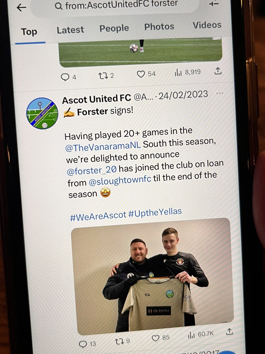 Should have been a win for <a href="/WD_CFC/">West Didsbury & Chorlton</a> today in <a href="/IsuzuFAVase/">Isuzu FA Vase</a> QF, so much the better team for most of the match - congrats to Ascot United in the penalty shoot out win