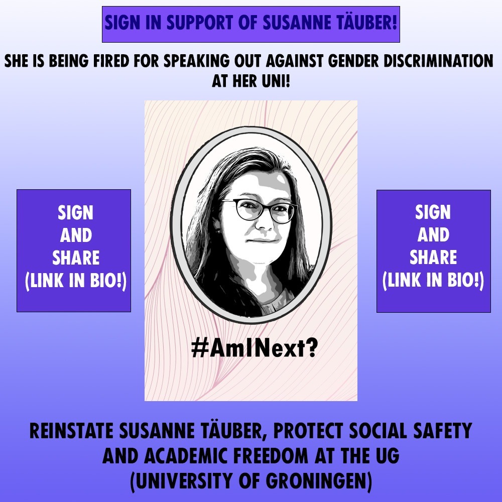 organizetherug.wordpress.com/7-2/open-letter

Sign and share! Stand in solidarity with those who speak out against harassment and discrimination in academia! #AmINext