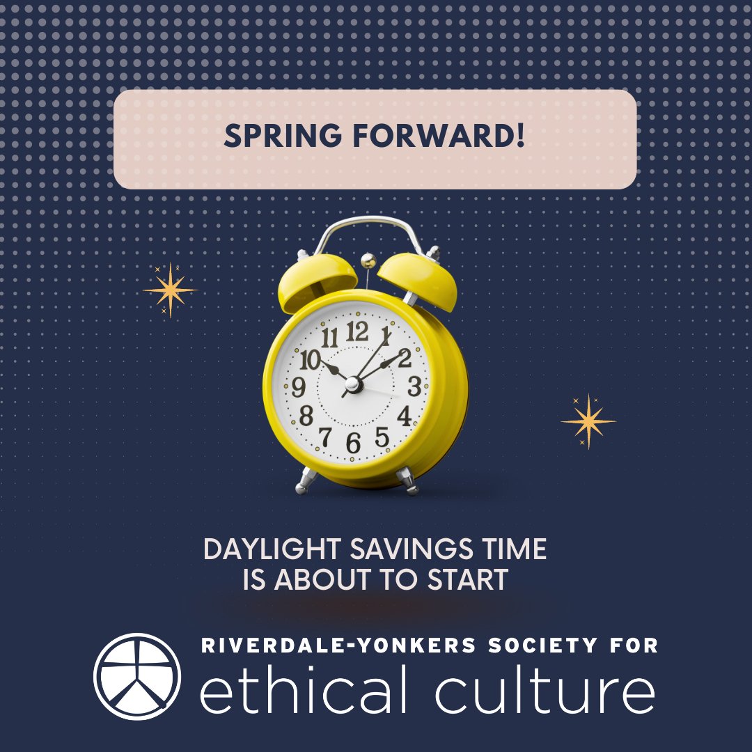 Spring Forward! Remember Sunday morning when you attend Platform.