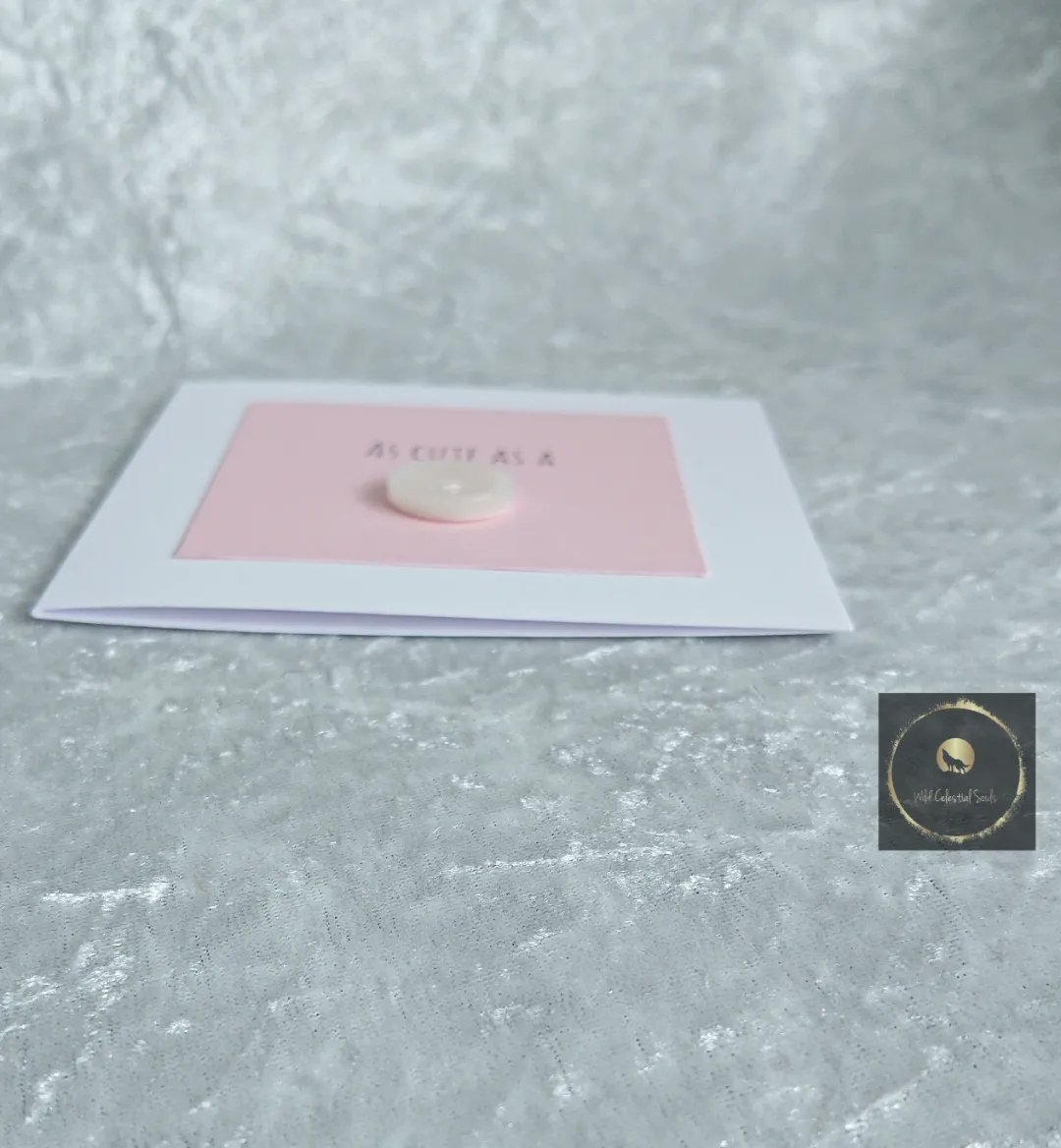 WCelestialsoul's tweet image. &quot;As cute as a button&quot; pale pink &amp;amp; pearlescent white button
10cm square

#ascuteasabutton #pink #pearlescent #welcometotheworld