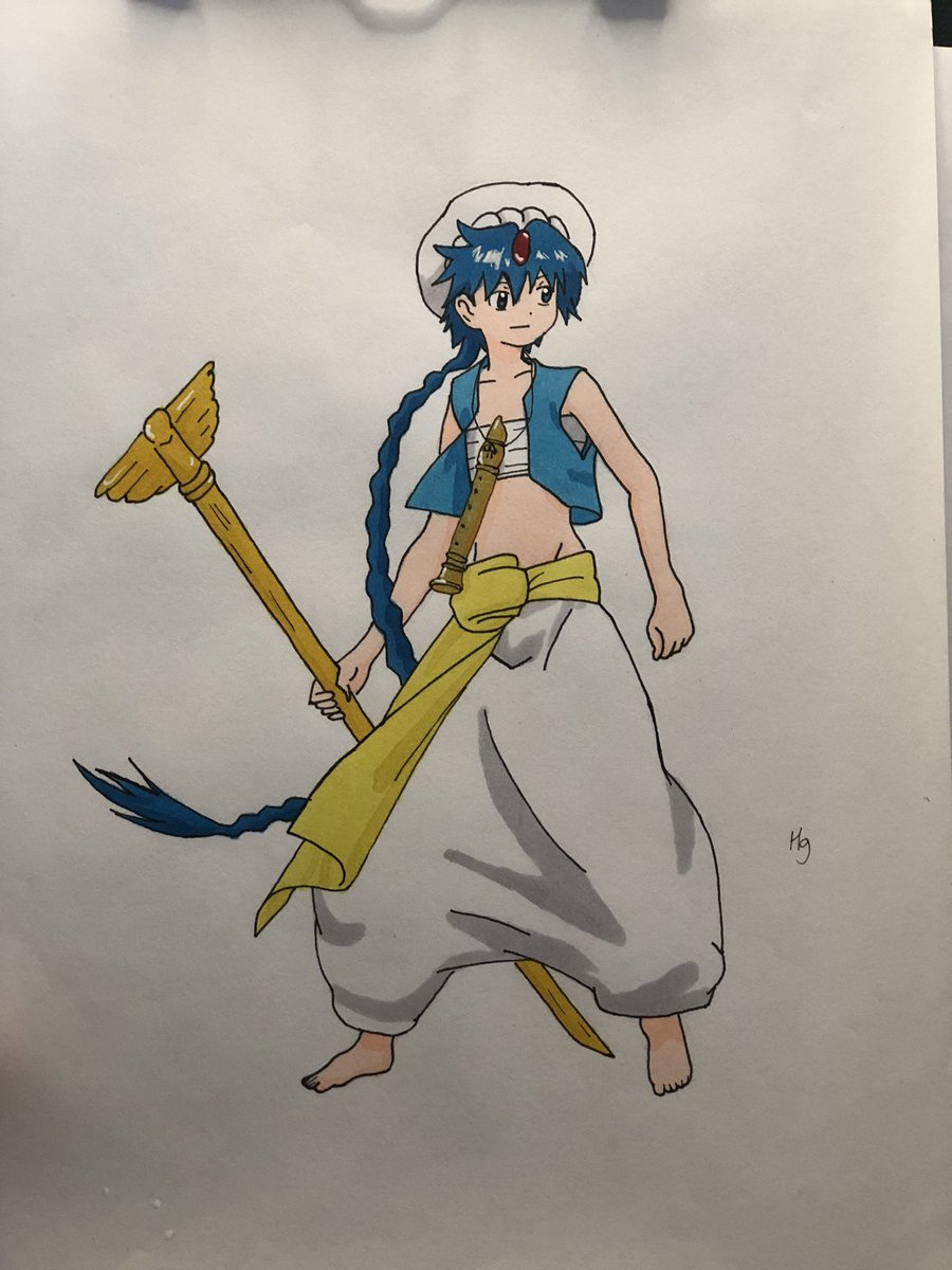 Lotusnervv's tweet photo. I love Magi the labyrinth of magic wish more people would post more Magi content #magi #thelabyrinthofmagic  #anime #art https://t.co/tbplKXIInT