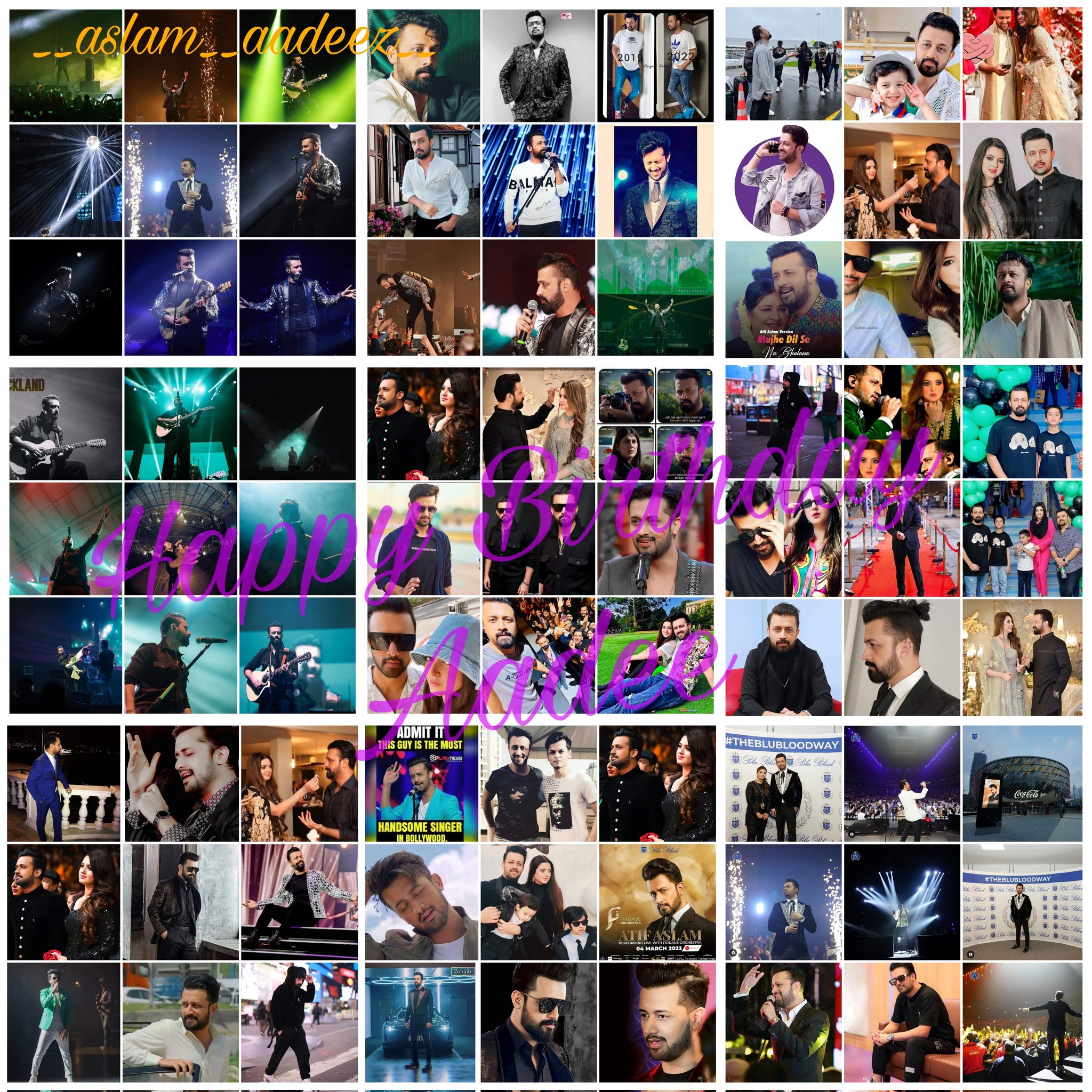 Happy Birthday Atif Aslam   