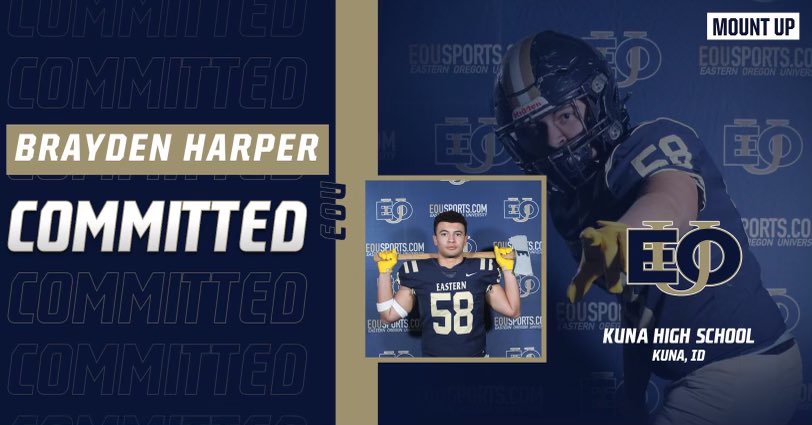 I am excited to announce that I will be continuing my academic and athletic career at  Eastern Oregon University! I would like to thank my family and my coaches <a href="/EouFootball/">EOU Football</a>