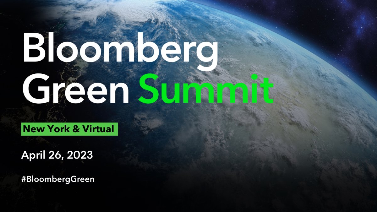 economics: RT @BloombergLive: What's next for the climate economy? What are the latest advancements in cleaner tech? Don't miss conversations with global changemakers at the #BloombergGreen Summit 4/26. Enjoy 30% off your ticket when you register before …