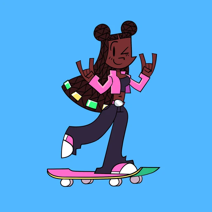 meet roxanne!! she likes to skate 
