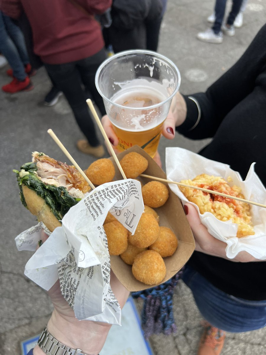 In Rome for #ITAvWAL. Just look at the stadium food. Oh, and we won!