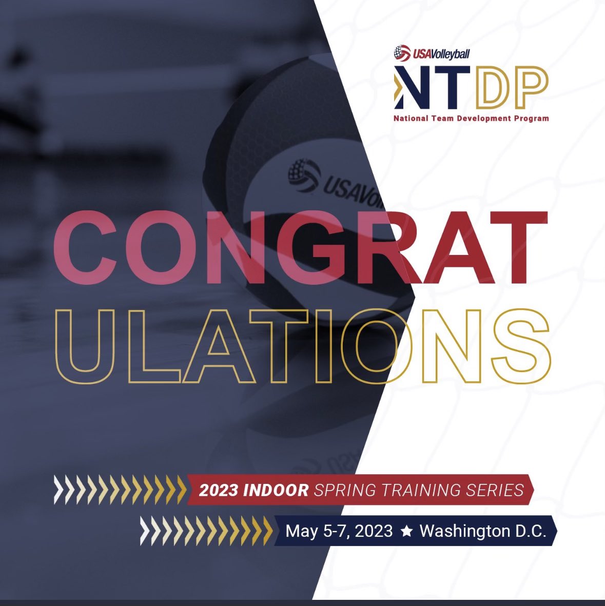 Excited to be back in the gym training again! Looking forward to the spring and summer series! Thank you USA NTDP for another opportunity!!