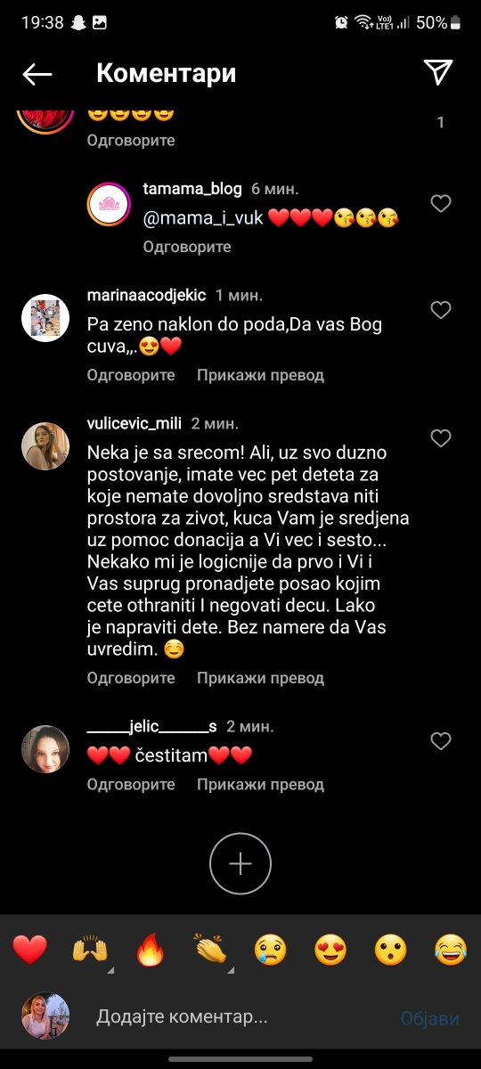 Samopravo1's tweet photo. Komentar koji je u rekordnom roku obrisan. A devojka nista ruzno nije napisala . Samo istinu i to stvarno na lep i kulturan nacin. #tamama #caosvima https://t.co/qt8Q4M79lg