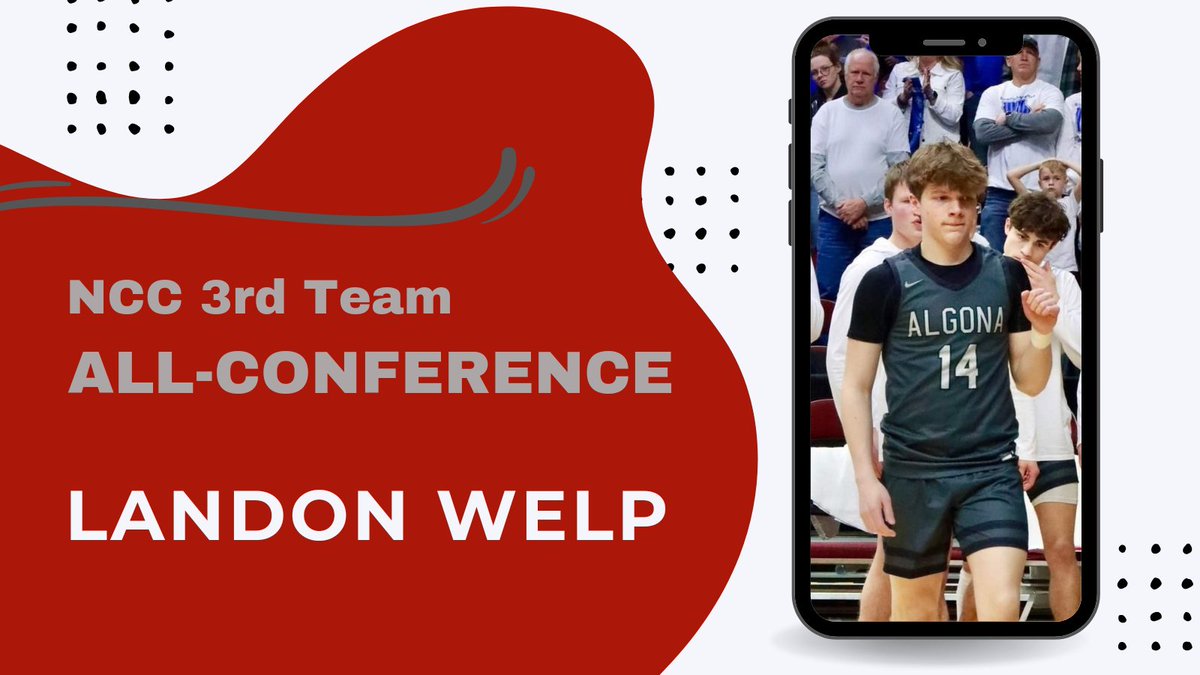 Jared Cecil (@cecil_jared) on Twitter photo Congratulations <a href="/LandonWelp/">landon welp</a>! 4th in the conference in steals, 3rd in the conference in blocked shots, and 2nd in the conference with assists...dropping 75 conference dimes this season! <a href="/AlgonaStuCo/">AHS Student Senate</a> <a href="/algonacsd/">Algona CSD</a>
#RISEasONE #blessed Congratulations <a href="/LandonWelp/">landon welp</a>! 4th in the conference in steals, 3rd in the conference in blocked shots, and 2nd in the conference with assists...dropping 75 conference dimes this season! <a href="/AlgonaStuCo/">AHS Student Senate</a> <a href="/algonacsd/">Algona CSD</a>
#RISEasONE #blessed