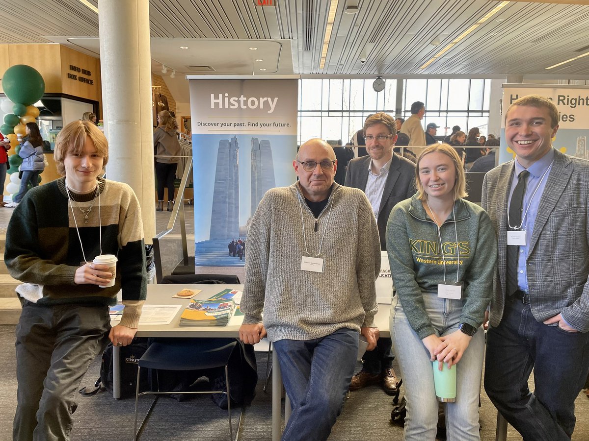 Discover the past and find your future with History at King’s! Stop by our table @KingsAtWestern Open House to learn about the exciting opportunities our program has to offer. #APlaceToBe #APlaceToBecome #History @JMSHistoryClub