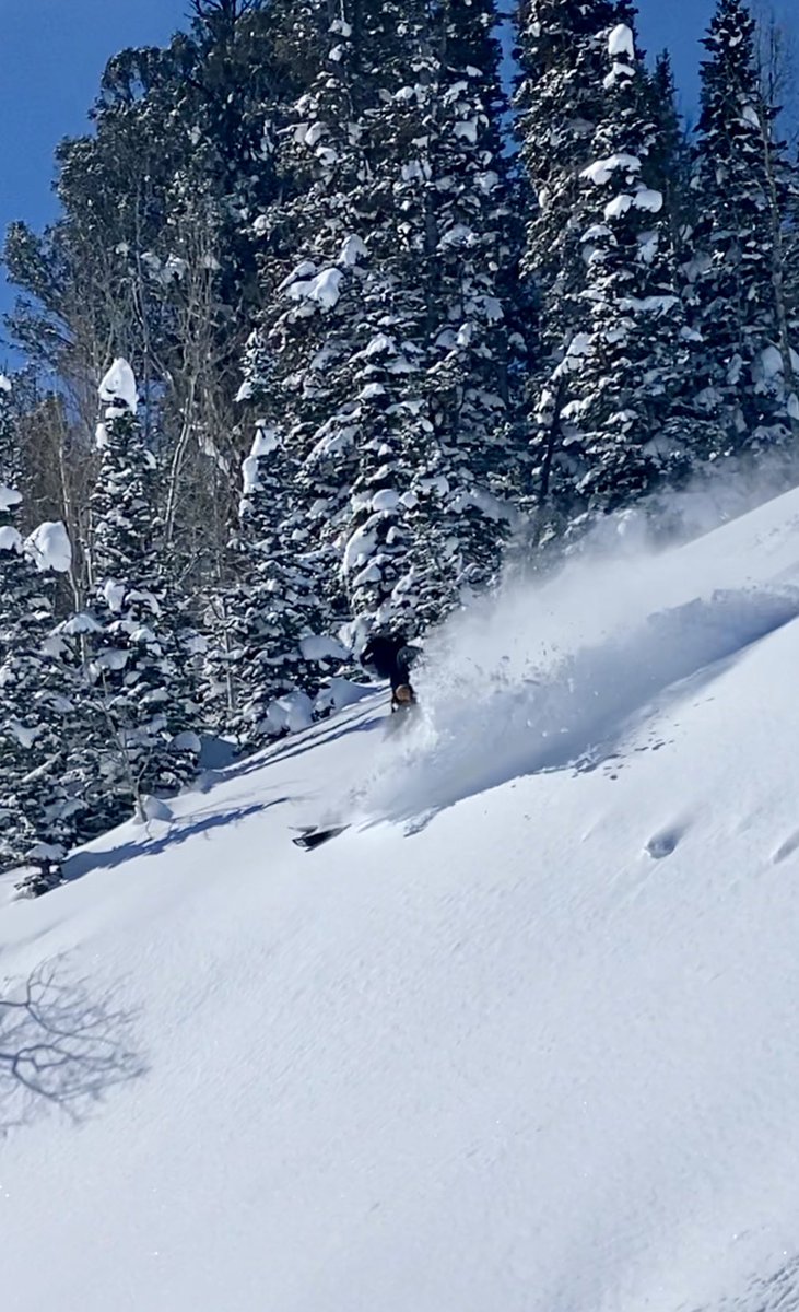 emetski's tweet photo. Sleeper + Bluebird Pow day with Canada’s finest, Paul Robertson - former Elite Level 4 instructor at @Deer_Valley and @PCski plus former director of PCMR ski Patrol.  He rarely shares a ski tip with me, but when he does, I listen. https://t.co/esJCL6BHqL