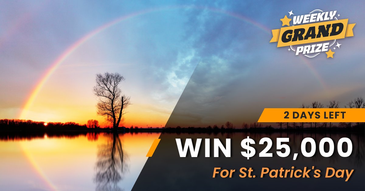 It’s the freedom to enjoy the little things that truly makes you lucky. 🍀 That’s why we’re giving away $25,000.00 Cash this week to let your spirits soar. 🌈 (Hurry - only 2 days left1) bit.ly/3Jb6aJ7
