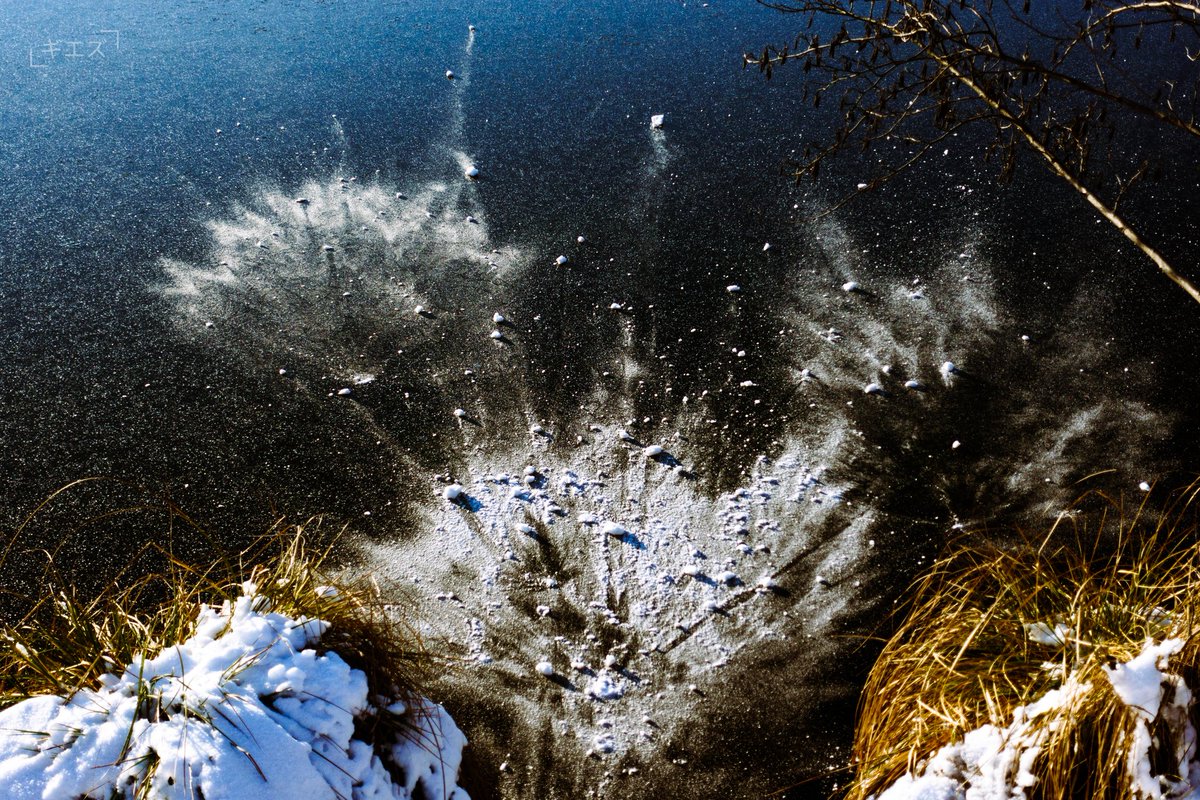 giezu's tweet photo. #winter #lake #ice #rx100 #sony https://t.co/tMe6lNhDJQ