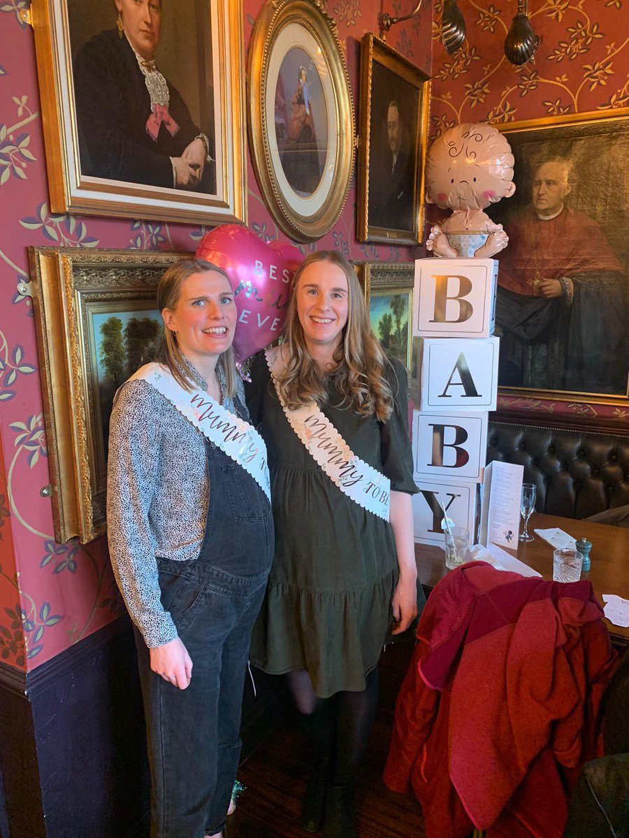 EmmaSharpSLT's tweet image. So grateful to our wonderful team @CDDFTSpeechDept for a perfect joint baby shower this afternoon. Baby Sharp and Baby Robinson are so spoiled already!