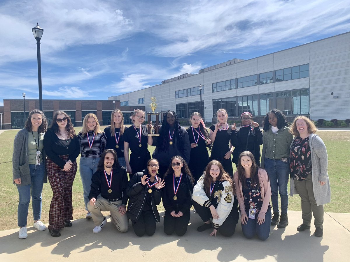 Congrats to the THS Literary Team on the winning Region Championship!!!  We finished 1st in every event!  #tigerpride #24strong