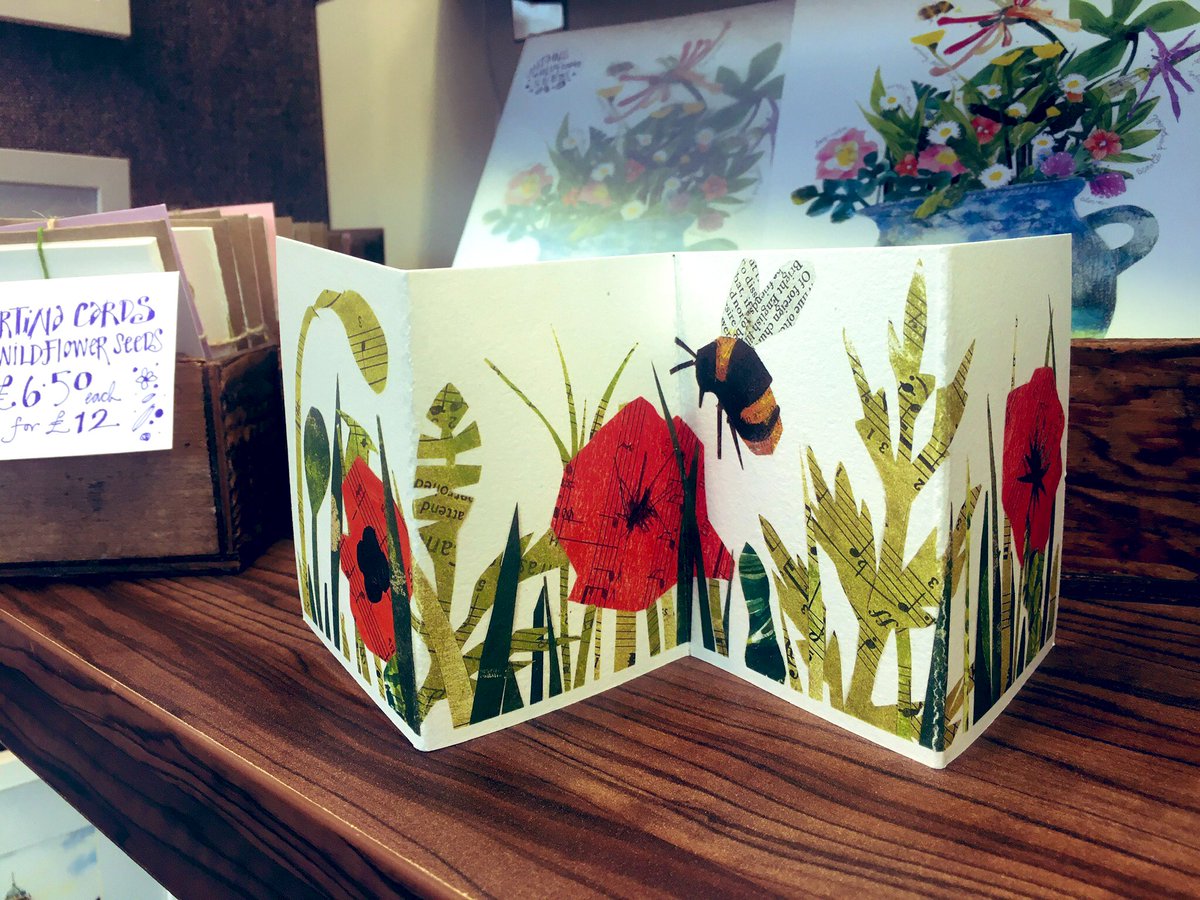 aheavysoul's tweet photo. My new wildflower concertina cards, all stocked up at the Gallery in the Gardens today. Yes, itโs cold and snowing in #Buxton but we can look forward to summer, right? #galleryinthegardens #paviliongardens #andreajoseph #WildFlowers https://t.co/CpZ25DpwWO