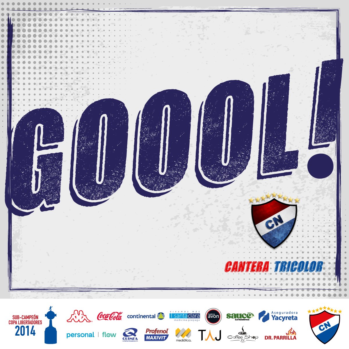 #𝐂𝐚𝐧𝐭𝐞𝐫𝐚𝐓𝐫𝐢𝐜𝐨𝐥𝐨𝐫 🔴⚪️🔵
➖#𝐜𝐚𝐭𝐒𝐔𝐁𝟏𝟗 

Torneo #𝐀𝐩𝐞𝐫𝐭𝐮𝐫𝐚𝟐𝟎𝟐𝟑 | Fecha 4️⃣

🏟Cancha: Colegialito

⏳29' 𝐏𝐓 ¡GOOOOL DE FABRIZIO CUEVAS!

Libertad 0 🆚️ 1 #𝐍𝐀𝐂𝐈𝐎𝐍𝐀𝐋 

𝐕𝐚𝐦𝐨𝐬𝐋𝐚𝐀𝐜𝐚𝐝𝐞𝐦𝐢𝐚 ⚽