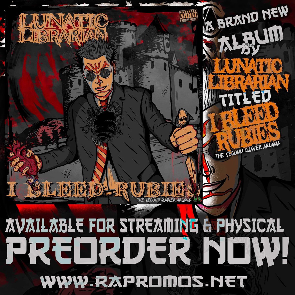 Brand new <a href="/LunaticLibrari1/">Lunatic Librarian</a> on the horizon!!! Visit rapromos.net to preorder yours today!!! Limited physical copies will be made available...
