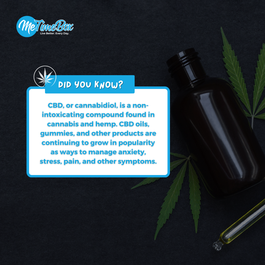 MeTimeBox_'s tweet photo. Feeling stressed out? Anxious? Having trouble sleeping? 😴

Trying CBD oil, gummies, and other products might help you manage your symptoms and lead to healthier and better days!

🌿 Get your smoking accessories from MeTimeBox: https://t.co/8lpLuQasC2
#stonerlife #CBD #CBDoil https://t.co/97G8SvbIIl