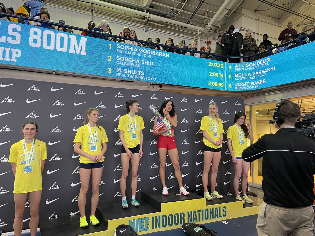 kirkwoodtrack's tweet photo. Congratulations KHS T&amp;F Josie Baker, finishing 6th in the Nike Indoor Nationals in NYC with a time of 2:10.62. This time puts her #10 in the nation and # 3 as a Jr. When she runs this time during the regular season for Kirkwood, it would be a new school record! 👏🏽 https://t.co/Fdts4ol3qO