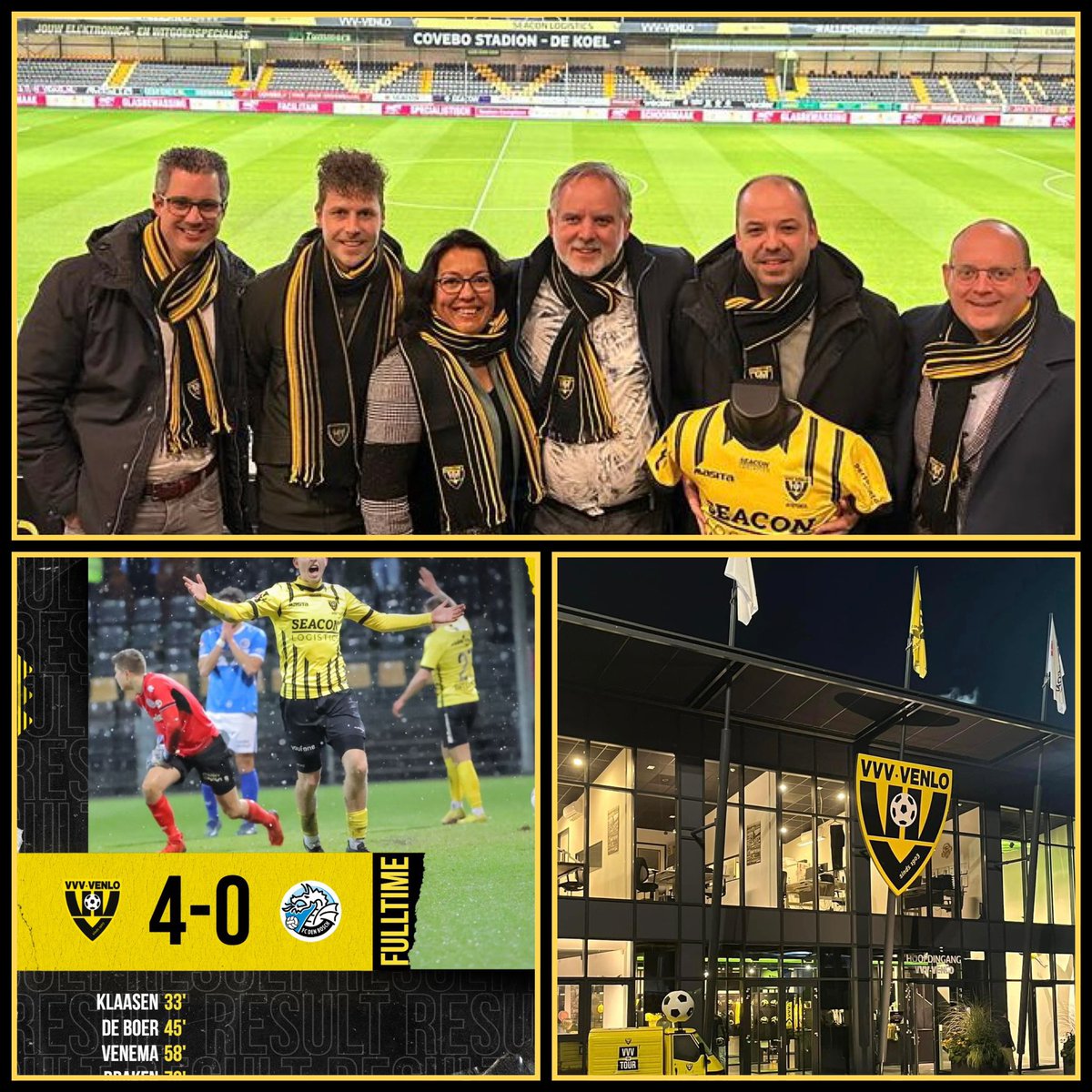 Sjoerd Derkx (@sderkx) on Twitter photo Met onze gast <a href="/tebozAsperge/">TEBOZA</a> een mooie voetbalavond gehad bij <a href="/VVVVenlo/">VVV-Venlo</a>
Smakelijk verzorgd door YveY Venlo en als wedstrijdsponsor <a href="/systemec/">Systemec</a> zijn we gastvrij ontvangen
De punten zijn deze week in Limburg gebleven en dat gaat volgende week ook gebeuren!
<a href="/DatacenterVenlo/">Datacenter Venlo</a> <a href="/DCGeleen/">Datacenter Geleen</a> Met onze gast <a href="/tebozAsperge/">TEBOZA</a> een mooie voetbalavond gehad bij <a href="/VVVVenlo/">VVV-Venlo</a>
Smakelijk verzorgd door YveY Venlo en als wedstrijdsponsor <a href="/systemec/">Systemec</a> zijn we gastvrij ontvangen
De punten zijn deze week in Limburg gebleven en dat gaat volgende week ook gebeuren!
<a href="/DatacenterVenlo/">Datacenter Venlo</a> <a href="/DCGeleen/">Datacenter Geleen</a>