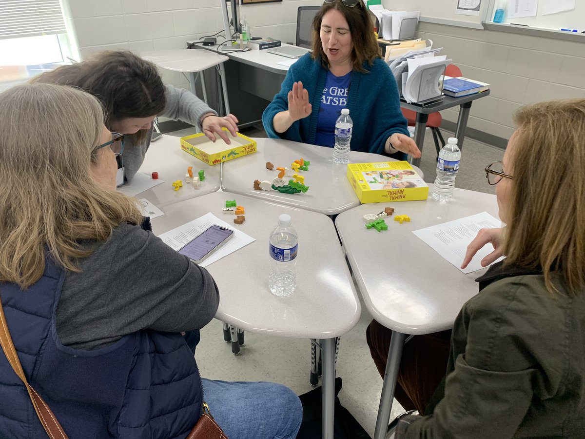 carolynvibbert's tweet image. So much fun sharing just a bit about #GaminginLibraries and #GameToLearn at #VAASL Spring Conference! @FloodgateGames @Gamewright @HABA_USA @PlayroomEnt