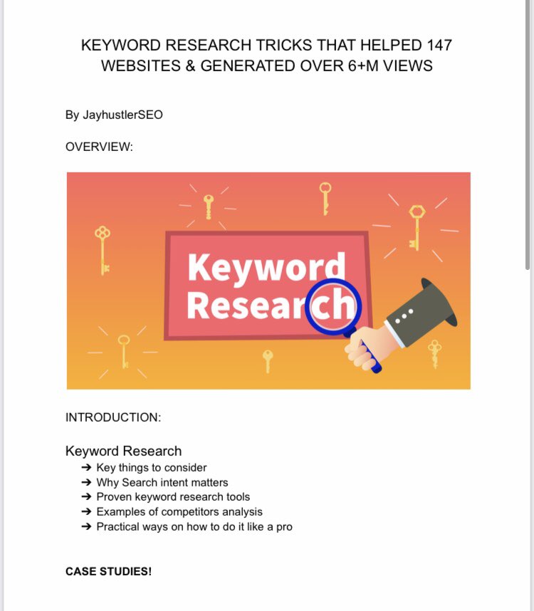 jayhustlerSEO's tweet image. Got so many Dms recently on How to do a proper keyword research for websites.

Well, I’ve created an entire Blueprint that helped 147 sites so far.

Like this post, RT &amp;amp; Comment “SEO” to get it (Limited Copies)