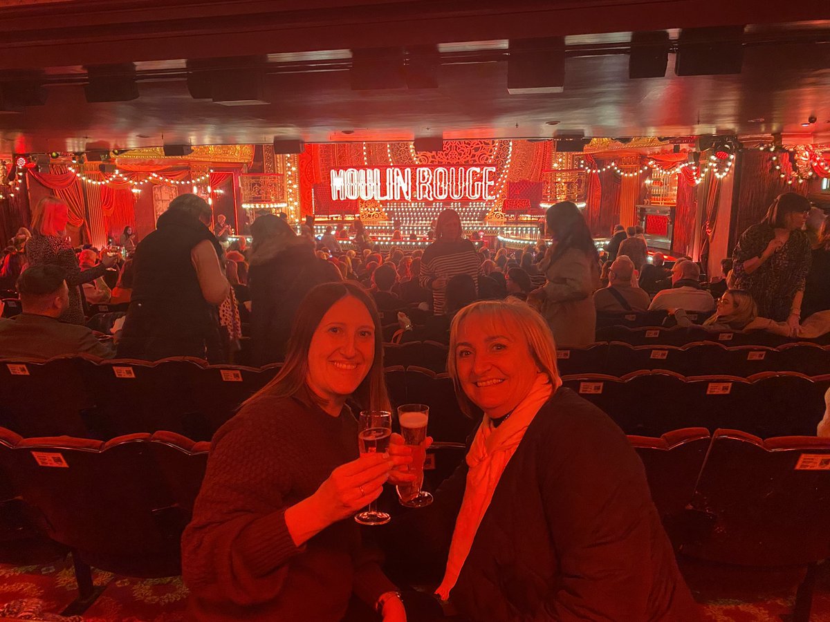 Fab day in London watching <a href="/moulinmusicaluk/">Moulin Rouge The Musical UK</a> for the 2nd time! Amazing performance again!