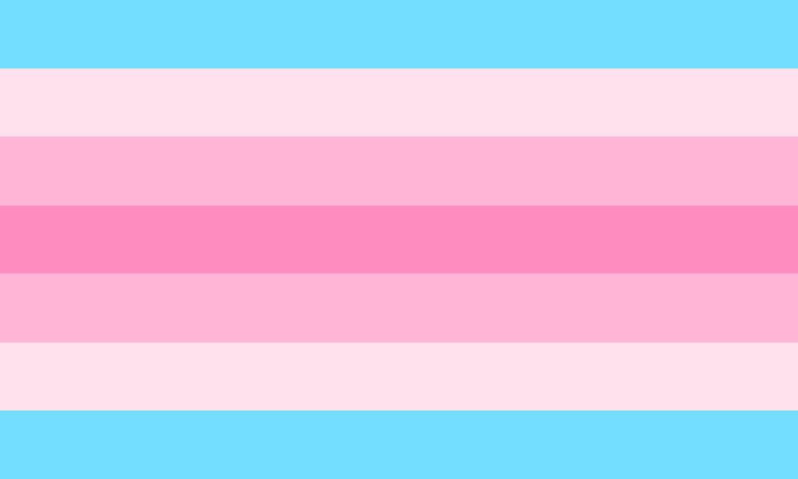 hiii !! reminder not 2 use these transmasc / transfem flags !!! they exclude intersex people && the tfem flag was made by a tme ^__^ ill link some better ones below this tweet !! 🧵