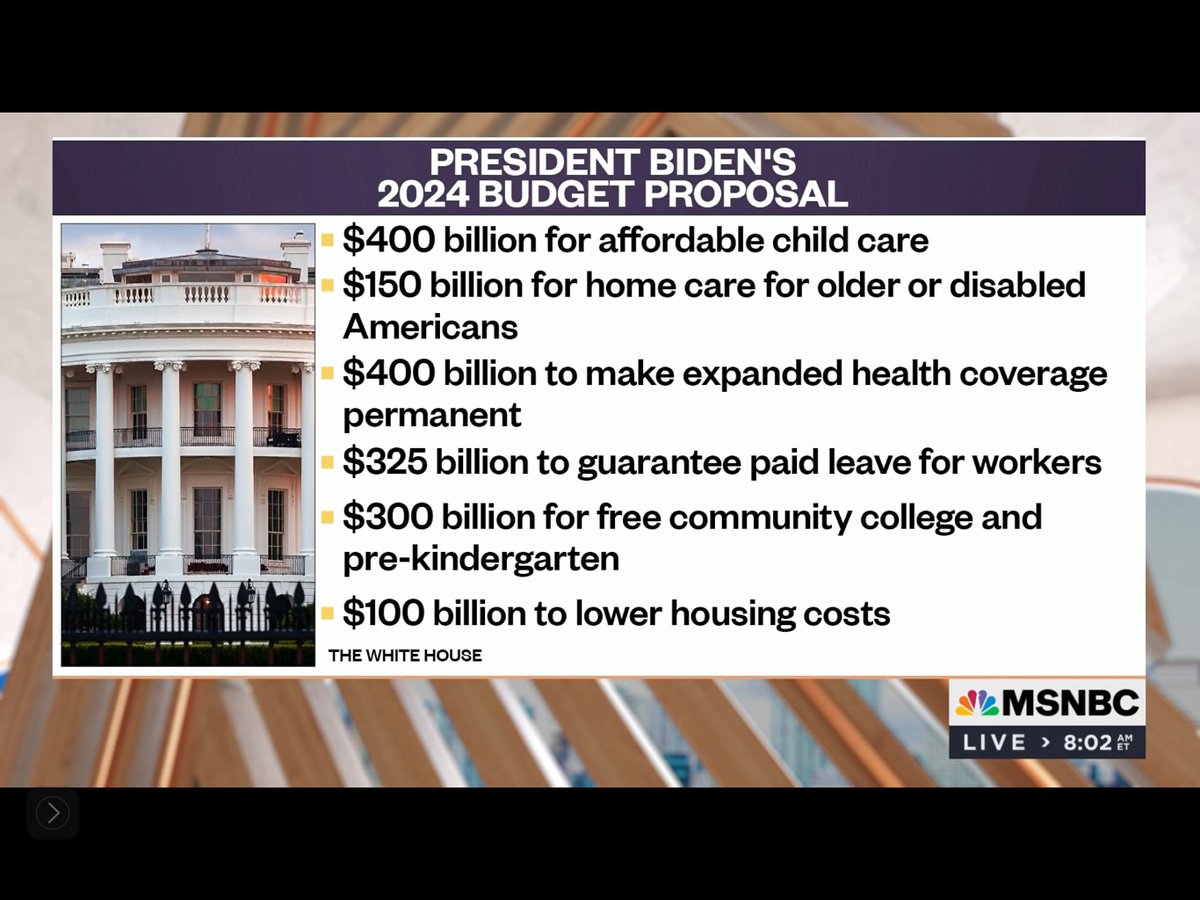 President Biden released his budget for the next year and we should be sharing the good news of what his vision for America is so that the persuadable voters know what they get by voting for Dems versus the endless investigations from the GOP.  #FreshResists #FreshVoicesRise