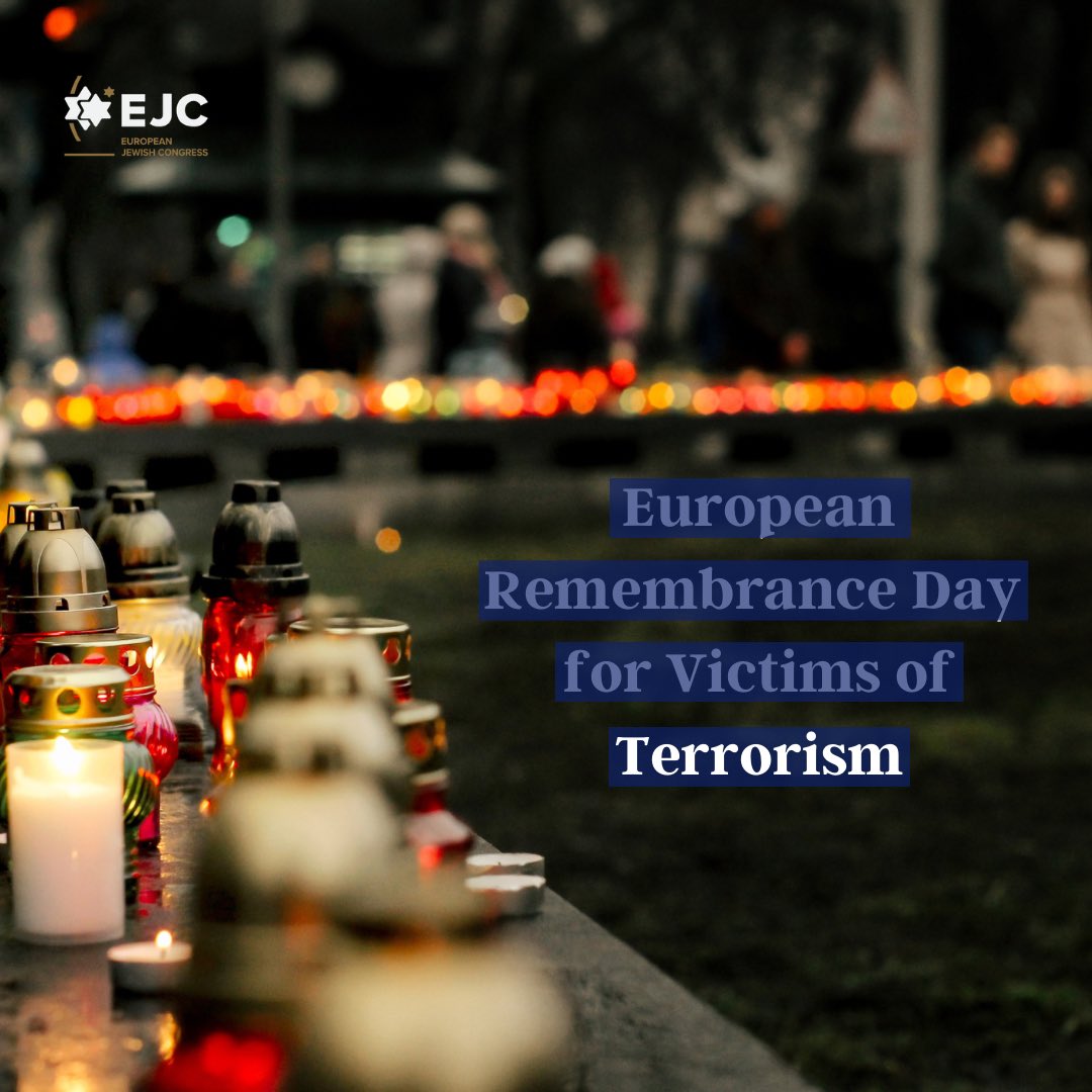On the European Day of Remembrance of Victims of Terrorism, we remember and honour all those who have lost their lives or loved ones to terror.

We stand together and in solidarity with all the #VictimsofTerrorism.