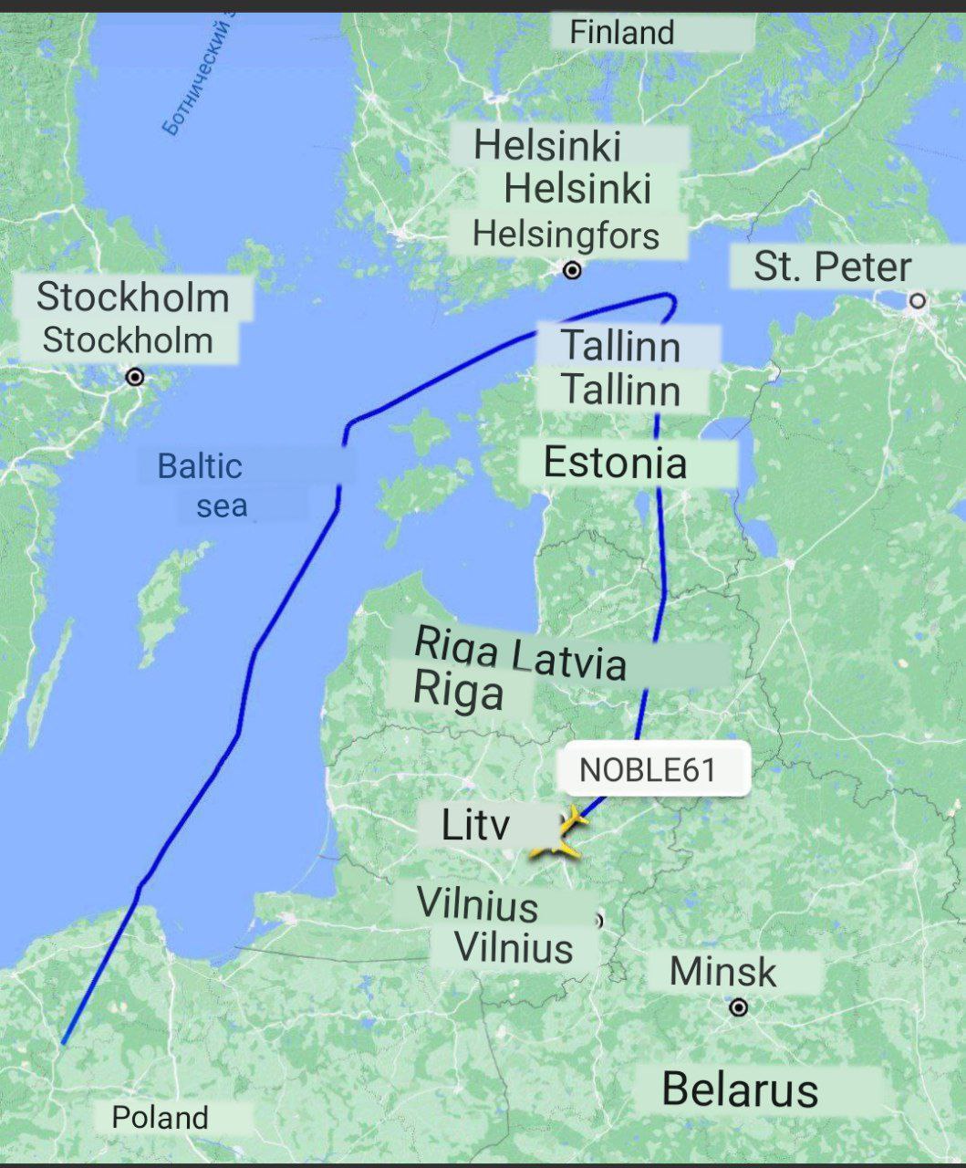 dana on Twitter: "‼️‼️⚡️A US nuclear bomber fired training shots at St.  Petersburg, Russia. The strategic bomber B-52H Stratofortress of the US Air  Force, capable of carrying nuclear weapons, entered the position