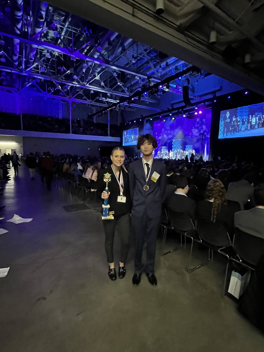 Congrats to Maggie, our ICDC qualifier and Josh our top 12 medalist for AAM! @PNHS_marketing