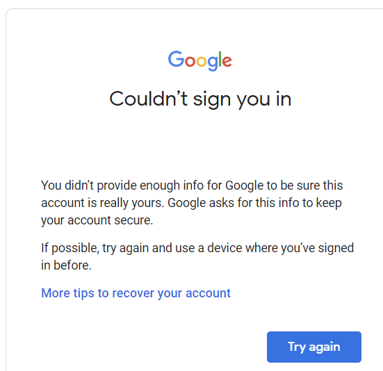 sugicloud's tweet photo. @Google I haven't enabled other option except the sms verification.

I've also tried the recovery option but google won't let me do anything. The recovery email and phone is useless as I can't enter anything.

are there any options? https://t.co/srz6XOdDTl