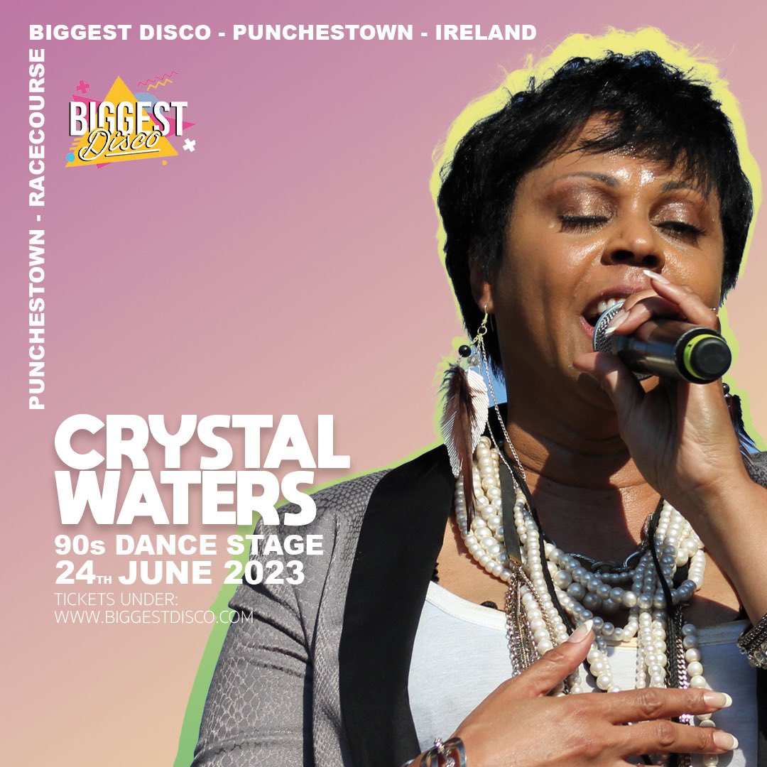 Biggest disco festival, Punchestown Racecourse 24.06.2023

Performing at 90’s stage

She is best know for his singles
“Gypsy Woman” youtu.be/_KztNIg4cvE &amp;
“Destination Calabria ” youtu.be/Kq4OtRsdXls

More info and tickets : biggestdisco.com