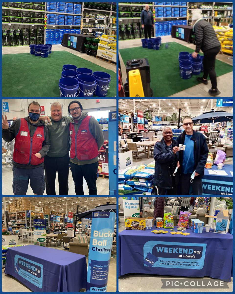 DRamirez720's tweet photo. Great interactions with our customers to show them appreciation while having fun 😎 #weekendingatlowes #bucketballchallenge @Curt_Byrum @Lowes @DCT0813MD @BlueBoxR1 @ossie_yuille @Ninna_Ratliff @eab0409 @Mr_Holliday720 https://t.co/T4zUbaVDOS