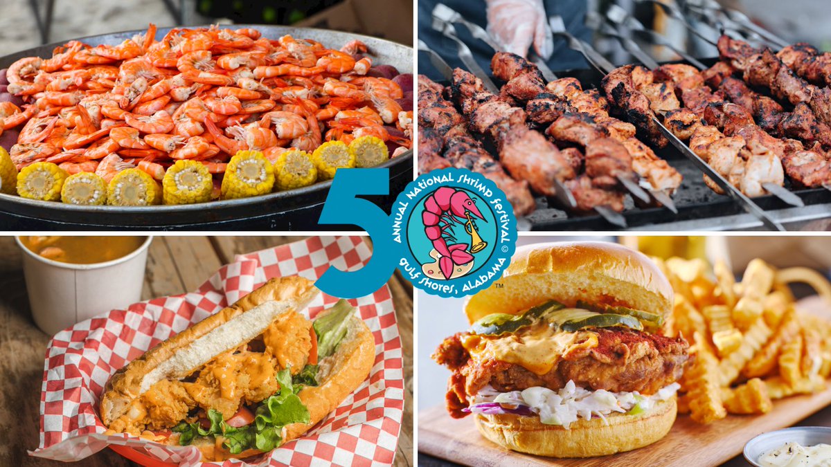🍤 FOOD VENDORS WANTED

Shrimp isn't the only star of our show. We've got BBQ, burgers, Cajun Pistols, Southern cuisine, desserts, ice cream, and more. Deadline to apply is April 14th, 2023.

Learn more about the application process at: myshrimpfest.com/23applications