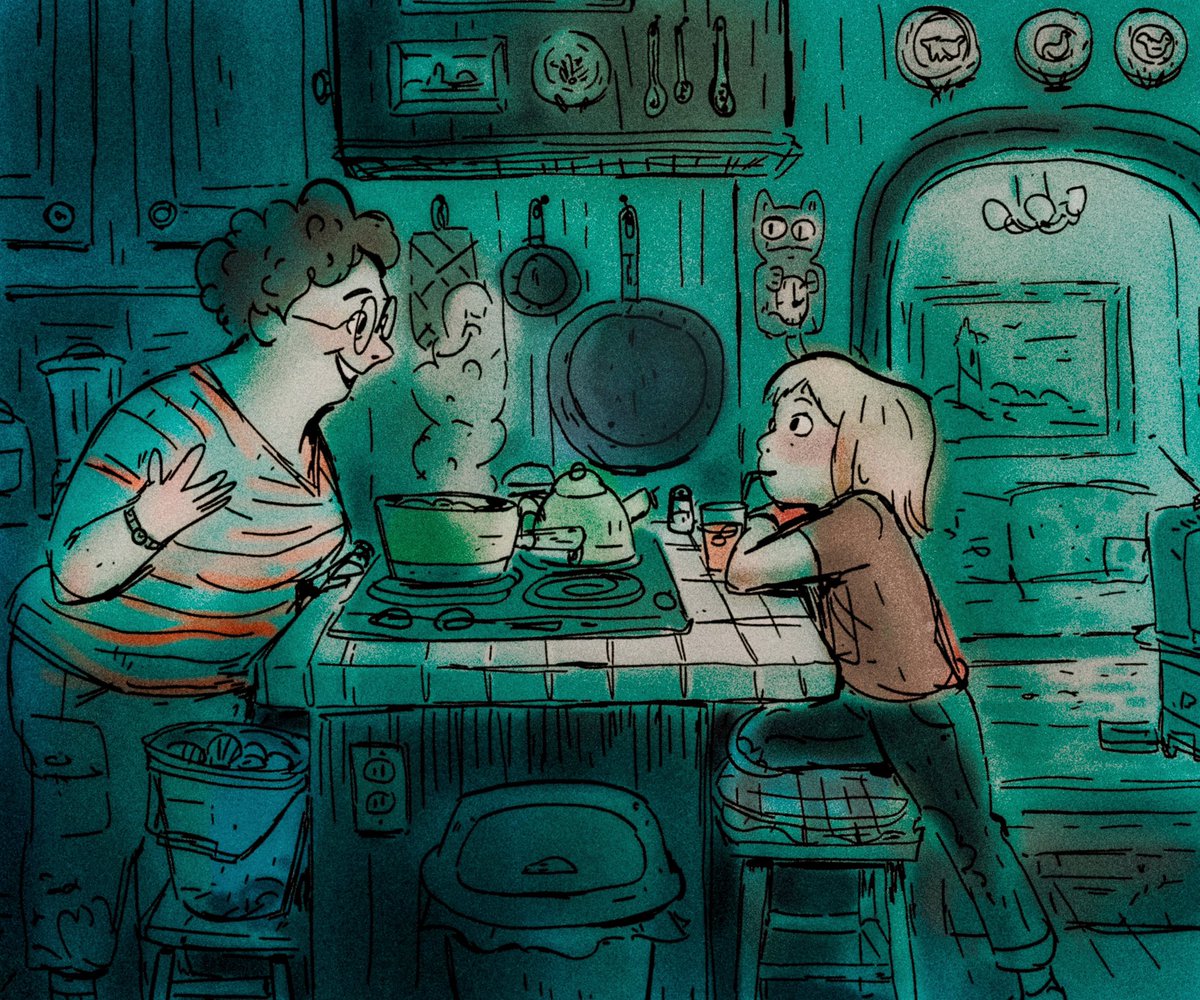 KarlyJadeC's tweet photo. Preparing our 5am clam haul 🥘 🌊 
#sketchbook https://t.co/pulafjDrvh