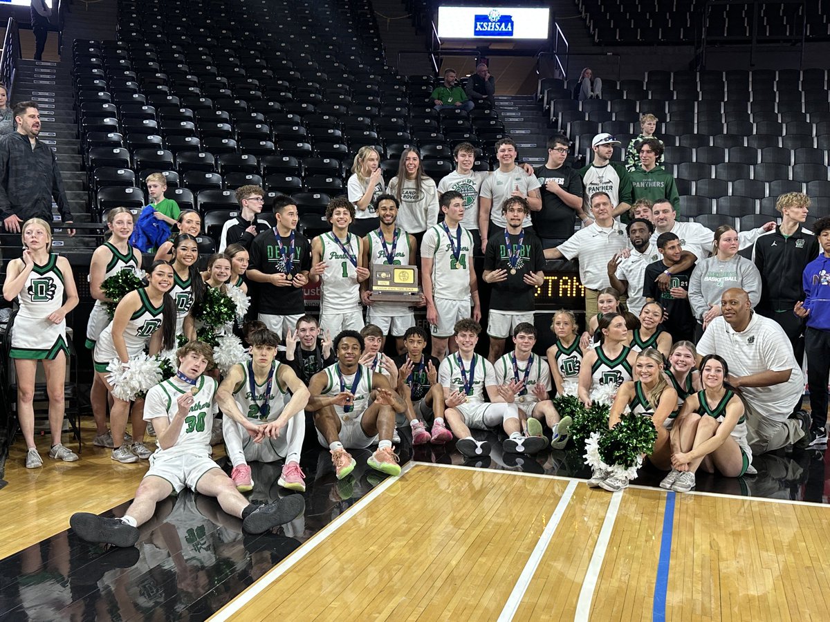 Congratulations to ⁦<a href="/DerbySchoolsKS/">Derby Public Schools</a>⁩ Boys Basketball Team, 67-66 win to take 3rd Place at 6A State Basketball. ⁦⁦<a href="/DHS_Panthers/">Derby High School - Derby Public Schools</a>⁩
