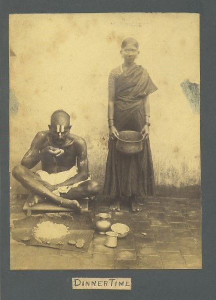 such a poignant image of brahmin life. circa 1890.