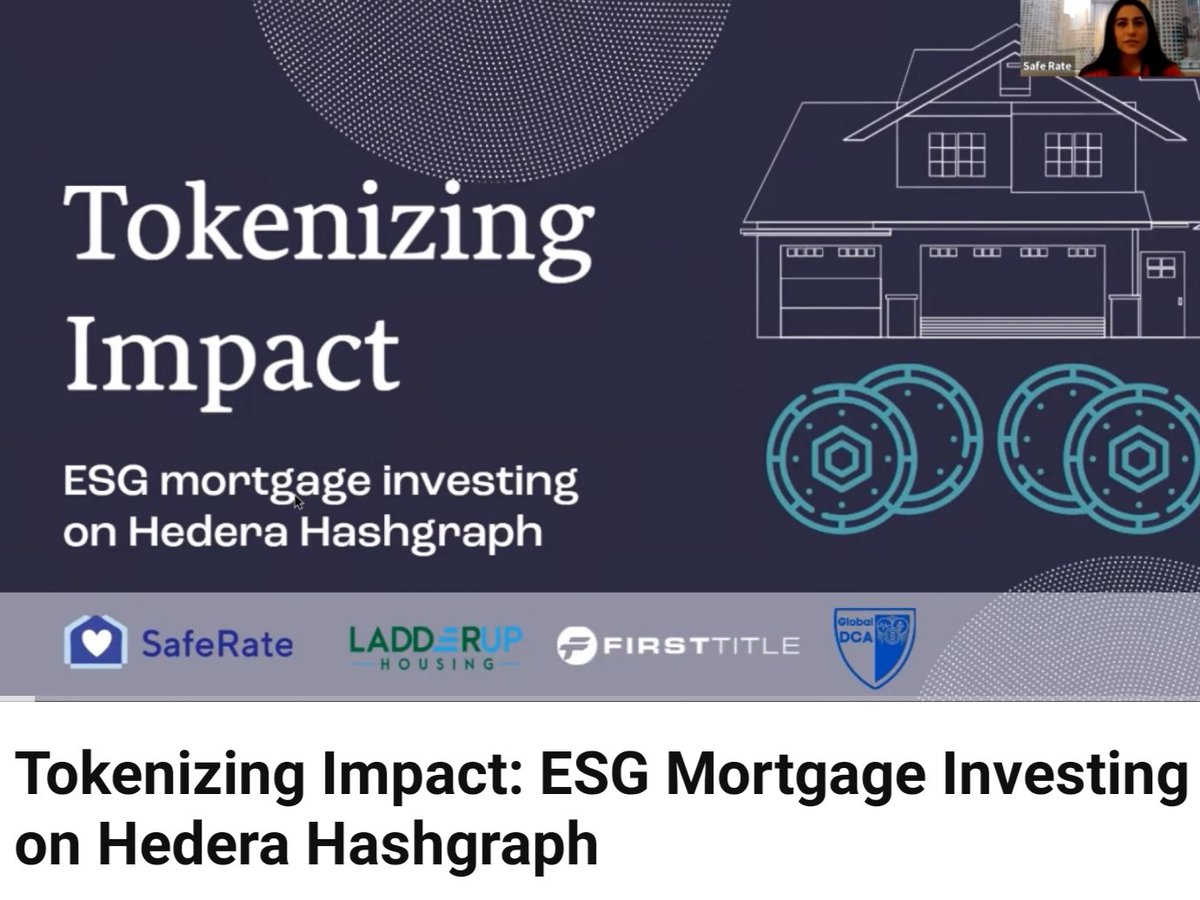1/7 'Saferate is leveraging DLT tech to overcome these problems. We're onboarding quality #ESG fixed-income assets to @hedera #Hashgraph ledger for complete transparency of impact and performance of these investments' 2:04 $HBAR
@shimarayej CIO @SafeRateCo
youtu.be/M28nx6ifQU8