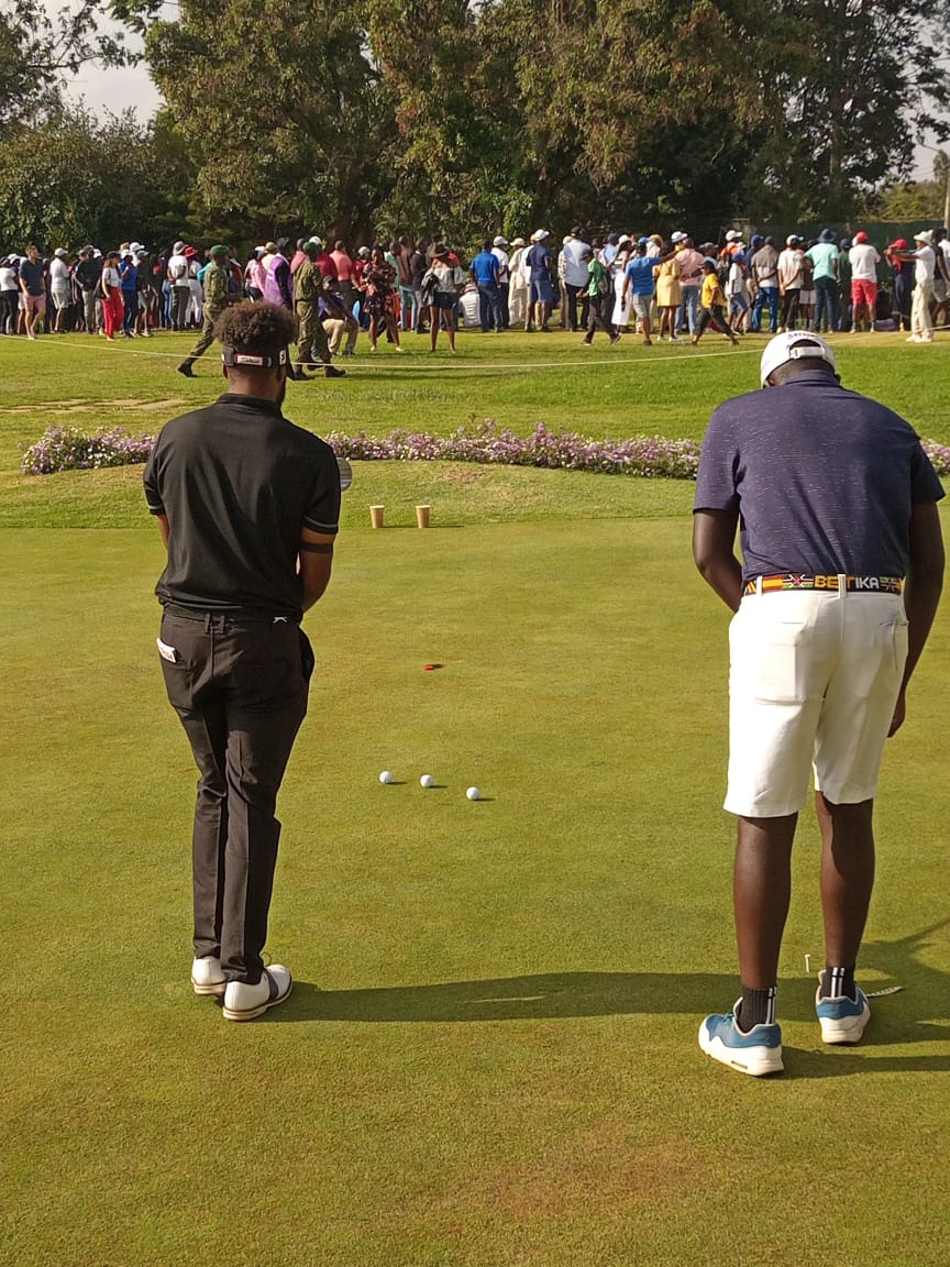 CapitalFMKenya's tweet photo. Practice makes perfect ⛳

#AbsaPresentsMKO2023 #InTheRightPlace #Africanacity https://t.co/lQ6Kgrl46n