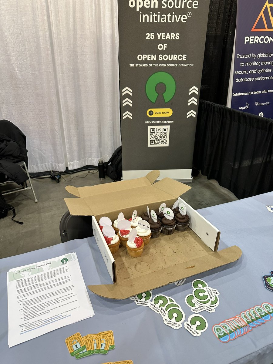 Let’s talk @OpenSourceOrg over cup cakes. Hurry they are running out. Booth 218

#scale20x